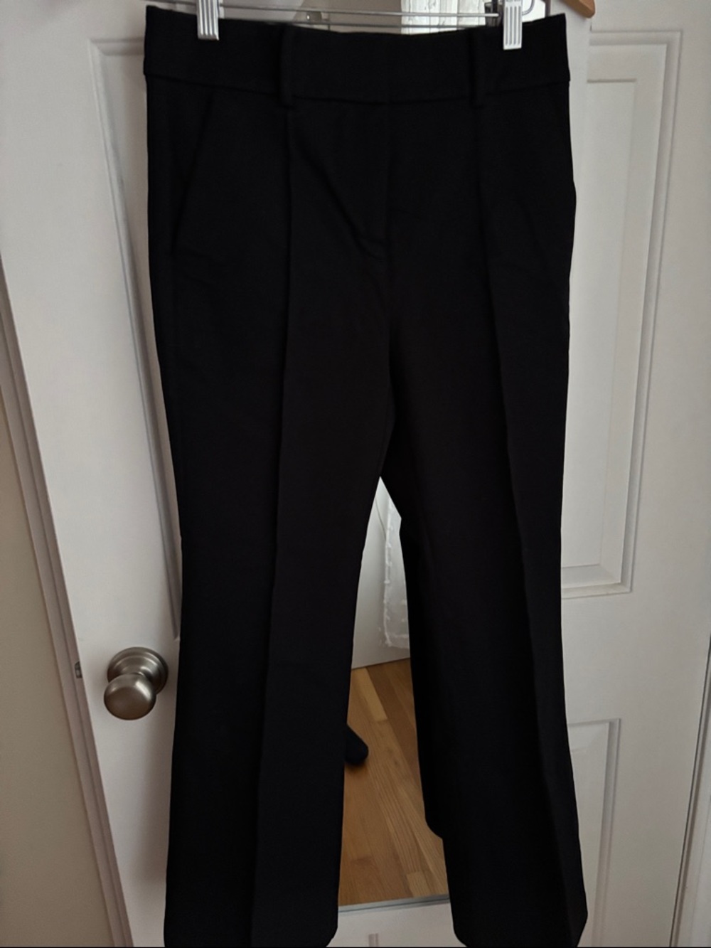 LOFT Black Flare Dress Pants Petite Sutton NWT